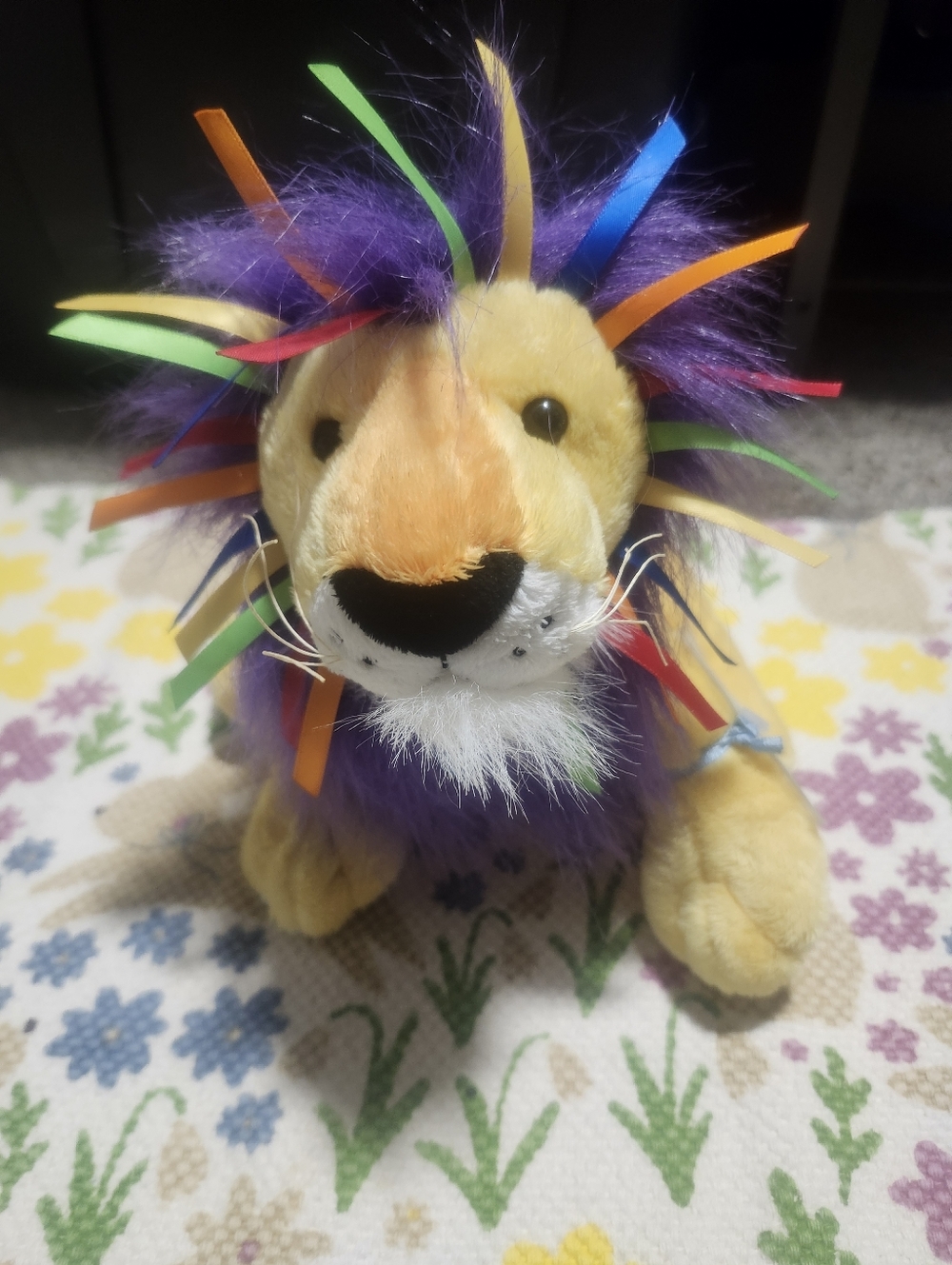 Webkinz Ribbon Lion HM487 Retired Plush NEW w Unused Code NWT Smoke-free Home